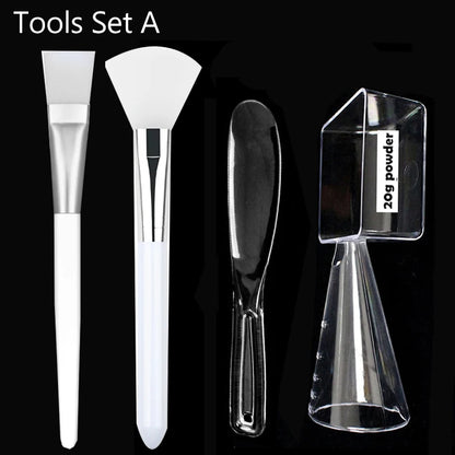 10/5/3/1pcs Facial Mask Bowl Mixing Bowl Acrylic Oil Bowl Set Face Mud Mixing Brush Applicator Beauty Salon DIY Skin Care Tools Set A