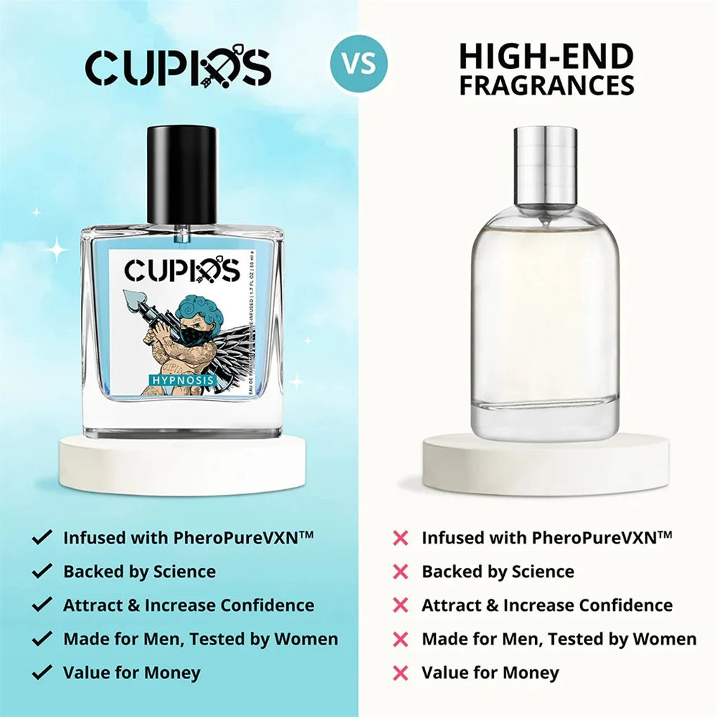 50ml Cupid Original Hypnosis 2.0 Pheromone-Infused Cologne For Men Spray - Pheromone Perfume For Men Fragrance - Best Gifts - Badiee Stylez