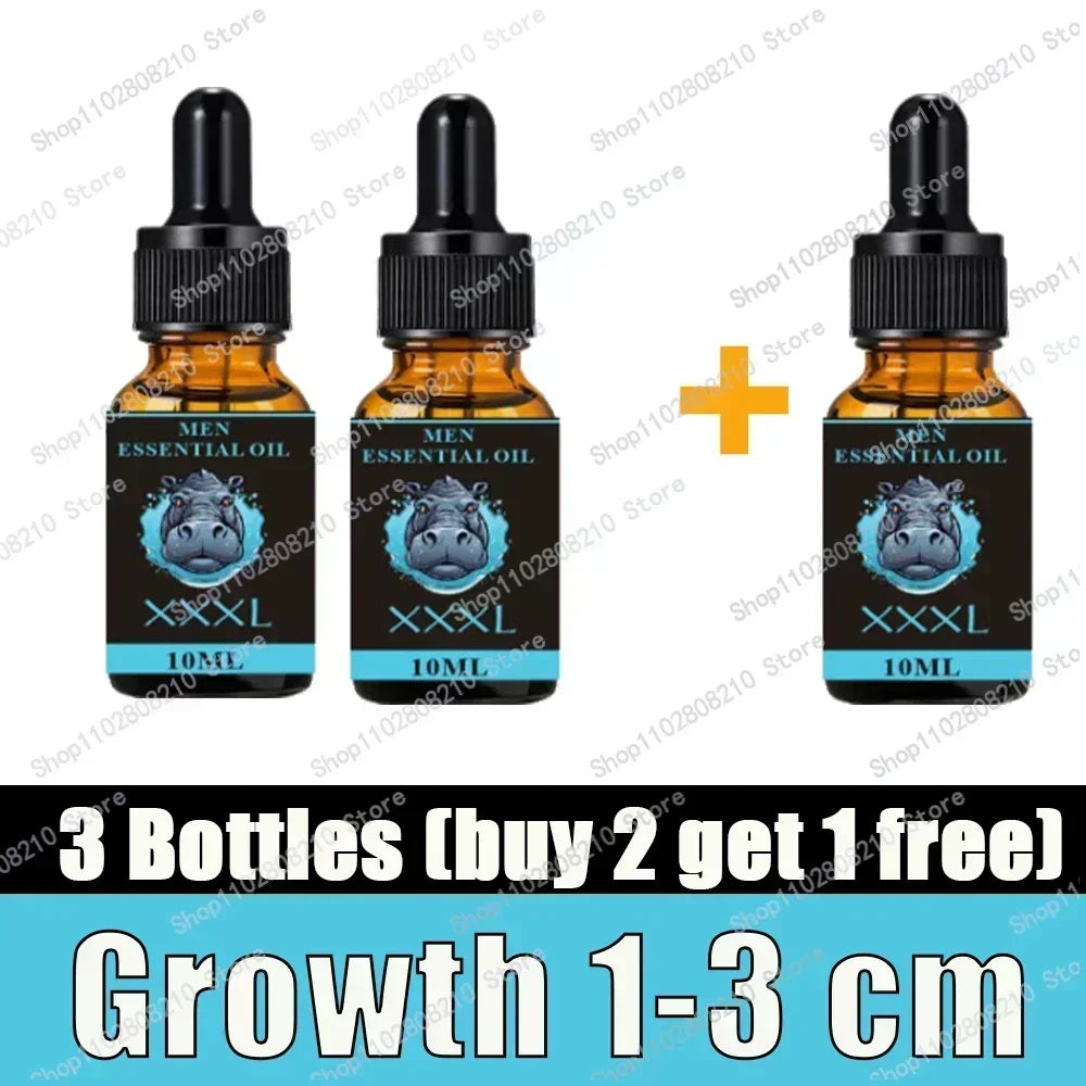 Penis Permanent Thickening, Increase XXL Growth Enlargement Massage Men's Cock Erection Lubricant Plant Extracts Massage Oil - Badiee Stylez