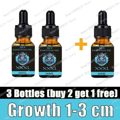 Penis Permanent Thickening, Increase XXL Growth Enlargement Massage Men's Cock Erection Lubricant Plant Extracts Massage Oil - Badiee Stylez