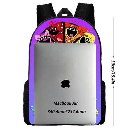 Child Superhero Batmans School Backpack with Lunch Bags ,Pencil Bags ,School Bags for Boys Girls Best Gift