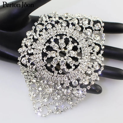 Crystal for Welding technology patch classic DIY gold silver wedding dress Rhinestone decoration accessories YHX061 silver 1 PCS