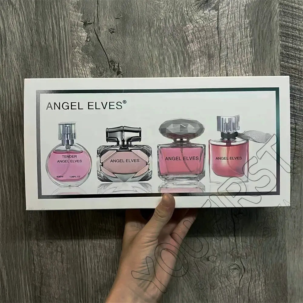 Gift Box 4Pcs Set Perfume Women 120ml Club De Nuit Perfumes De Mujer Lasting Fragrance Parfum Femme Floral Fruity Scent Spray Badiee Stylez