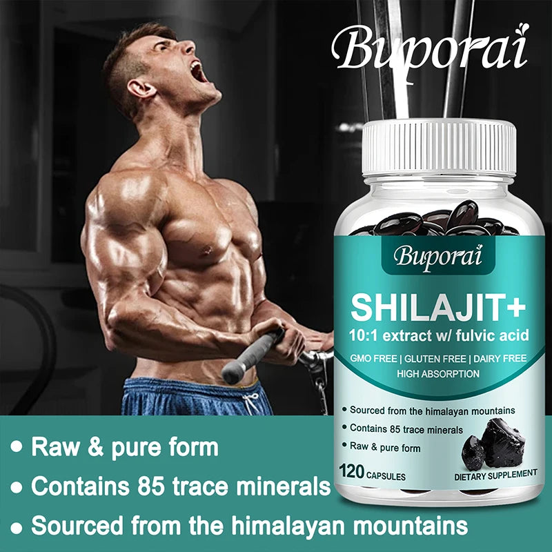 Shilajit - Brain, Focus, Memory and Immune Health, Reduce Fatigue and Improve Endurance