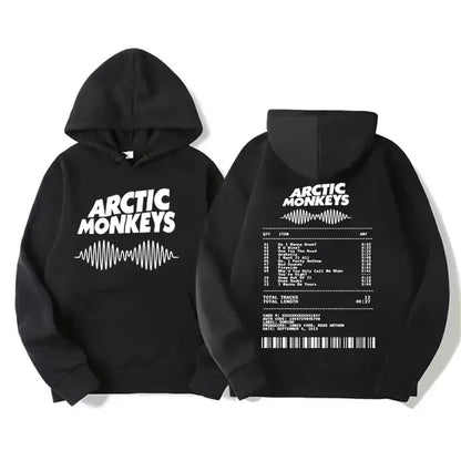Retro Rock Arctic Monkeys Music Album Graphic Hoodies Men Vintage Oversized Y2k Hip Hop Hoodie Punk Sweatshirt Tour Plus size Hblack6