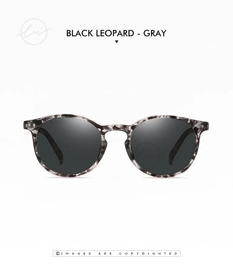 LM Retro Round Sunglasses Women Men Ultralight TR90 Polarized Unisex Driving Shades Vintage Sun Glasses UV400 Gafas De Sol