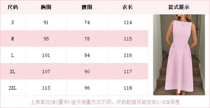 2025 new slimming summer fresh vertical striped sleeveless dress with elegant temperament Badiee Stylez