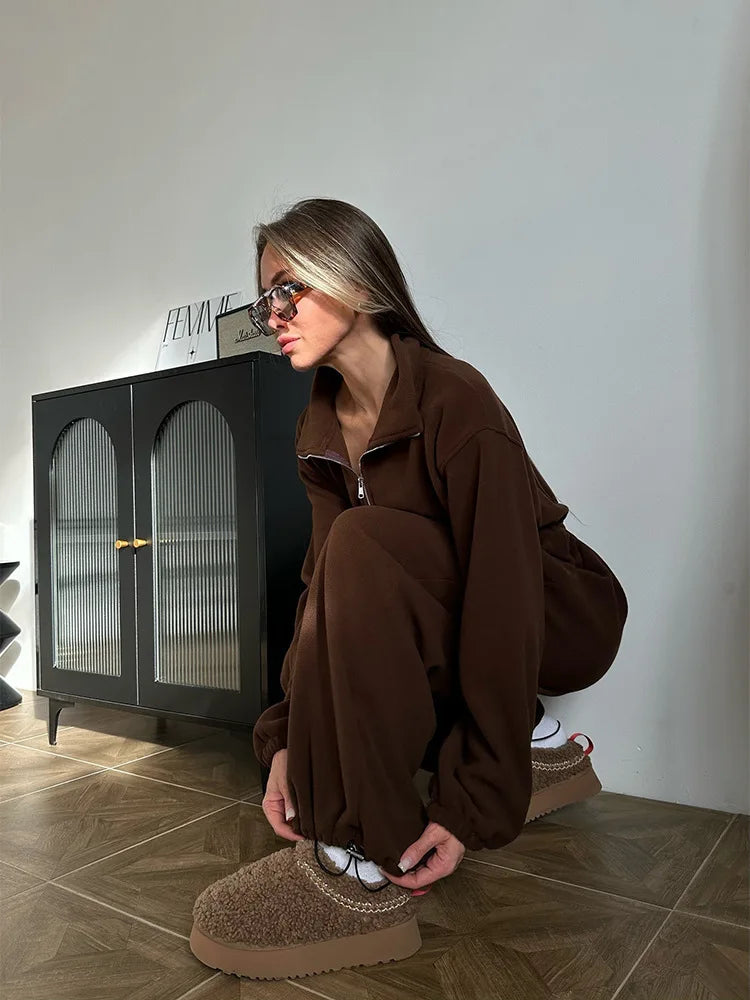 Jumpsuits Women Rompers One Piece Full Sleeve Zipper Overalls Long Pants Elastic High Waist Rompers Y2k Streetwear Jumpsuit 2025 Badiee Stylez