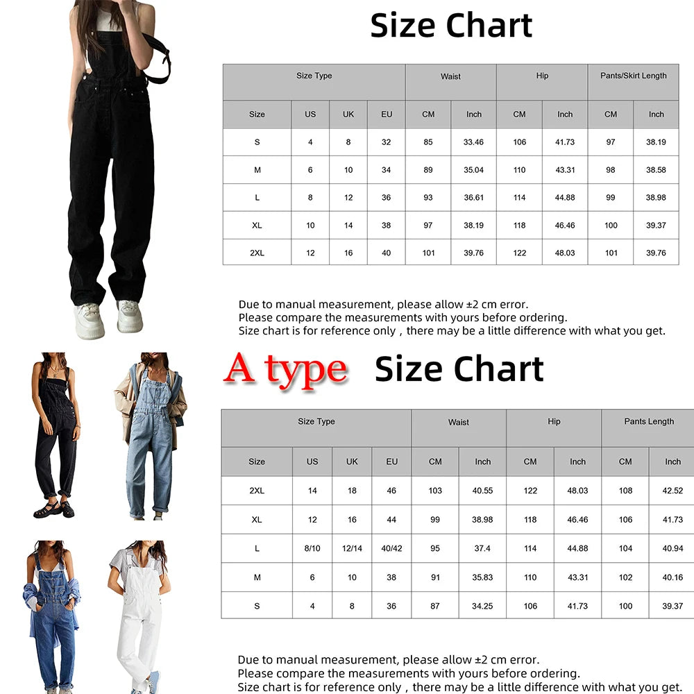 2023 Summer Black Jumpsuit Women Loose Dungarees Overalls Wide Leg Women Long Jumpsuit Ladies Overalls For Women