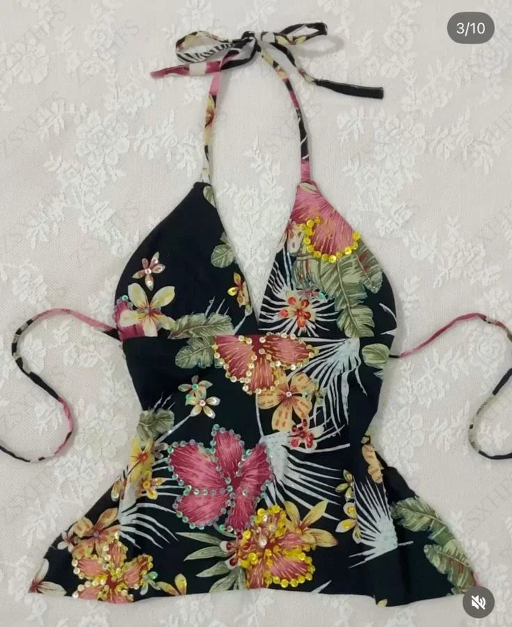 Harajuku T shirt Crop Top Women Clothes Streetwear Vintage Summer Sling Kpop Camis Femme Punk Sexy Tank Tops Aesthetic T shirts Badiee Stylez