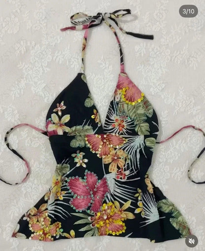 Harajuku T shirt Crop Top Women Clothes Streetwear Vintage Summer Sling Kpop Camis Femme Punk Sexy Tank Tops Aesthetic T shirts Badiee Stylez