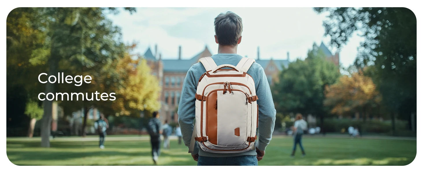 BAGSMART Travel Backpack Flight Approved 30L Lightweight Backpack for Men Women Waterproof Travel Bag with USB Charging Port