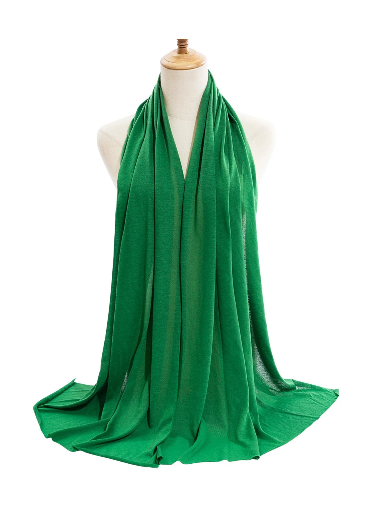 Hot selling stretch jersey turban african headband solid color super soft extra long breathable headband for women