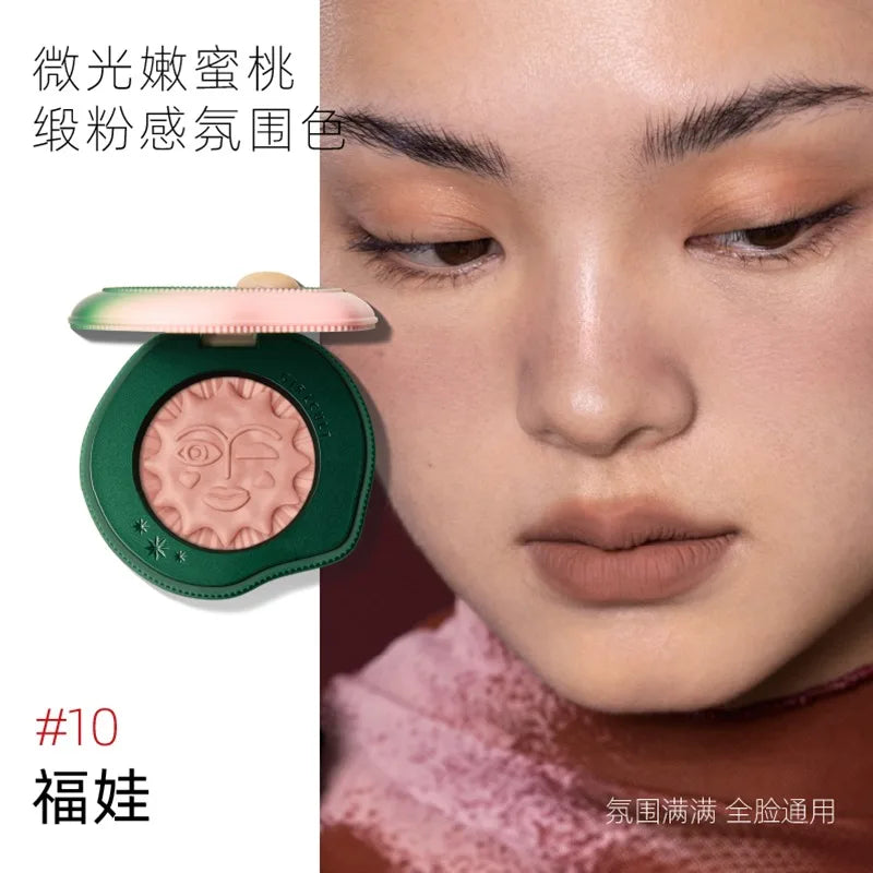 Girlcult Emotional Blush Highlighter Matte Fine Shimmer Blusher Face Cute Makeup Korean Cheek Pressed Powder 10fuwa