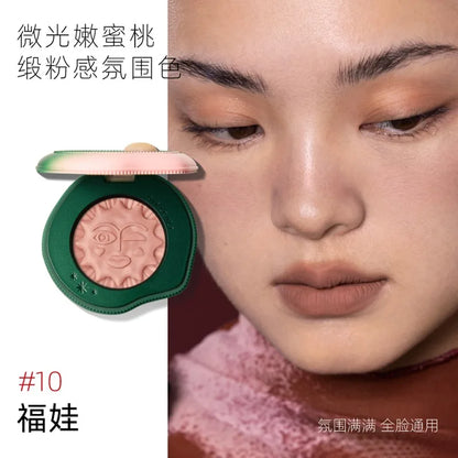 Girlcult Emotional Blush Highlighter Matte Fine Shimmer Blusher Face Cute Makeup Korean Cheek Pressed Powder 10fuwa