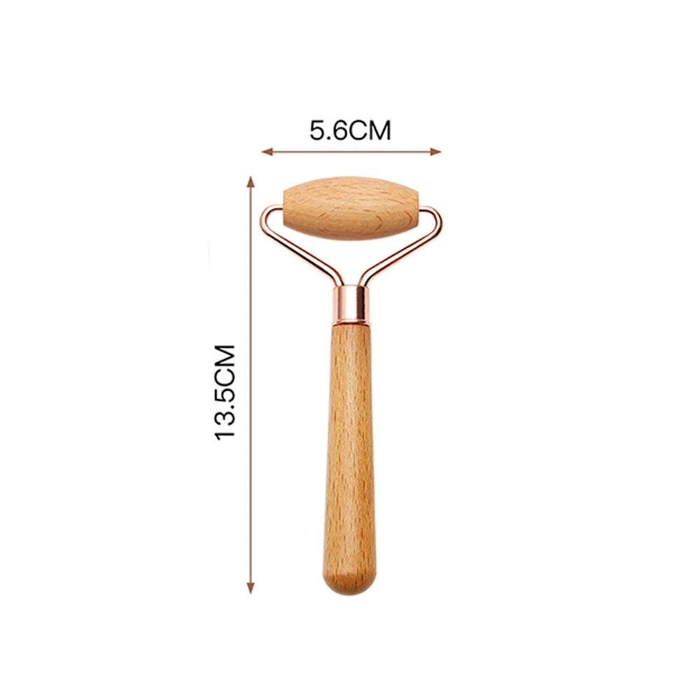 Wooden Massager for Face Wrinkle Remover Roller Facial Skin Scraping Lifting Maderoterapia Guasha Face Massager Beauty Health 1 pcs A8