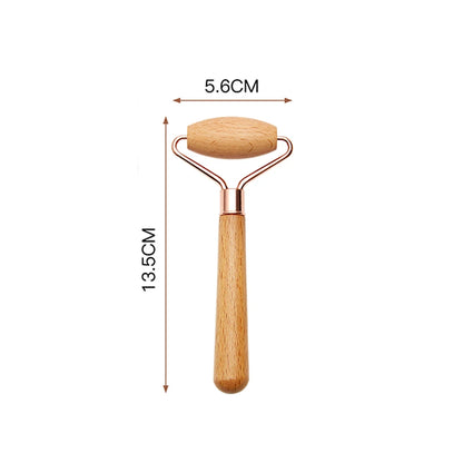 Wooden Massager for Face Wrinkle Remover Roller Facial Skin Scraping Lifting Maderoterapia Guasha Face Massager Beauty Health 1 pcs A8