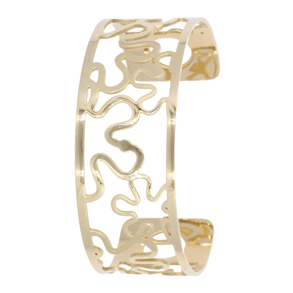 Cremo Love Cuff Bracelets Stainless Steel 25mm Bangles Manchette Femme Interchangeable Reversible Leather Band Pulseiras Badiee Stylez