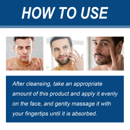 Retinol Face Cream for Men Face Firming Lifting Neck Fade Fine Lines Anti Puffiness Moisturizing Nourishing Facial Skin Product