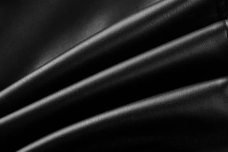 Baby Boys' Leather Jacket Spring and Autumn Children's PU Jacket Casual Motorcycle Jacket Girl Coat