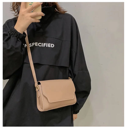 Mini Crossbody Bag for Women PU Leather Shoulder Bags Luxury Designer Handbag Fashion Female Messenger Small Square Pocket