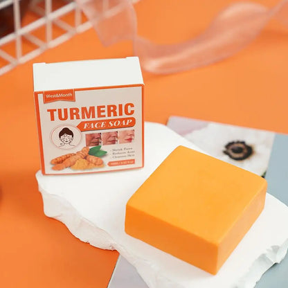 Turmeric Face Whitening Serum Turmeric Anti-oxidation Serum Turmeric Dark Spot Corrector Serum Facial Brighten Turmeric Oil Soap 100g