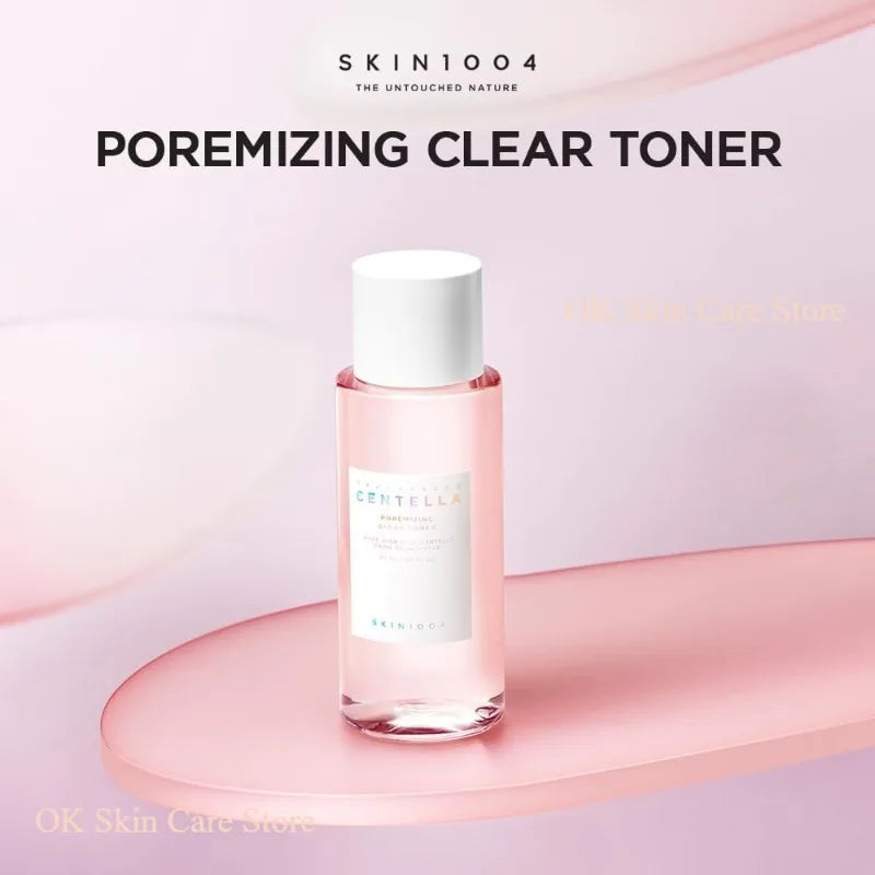 Korean Centella Pink Salt Pore Care Fresh Toner Ampoule Facial Serum Deep Cleanser and Face Cream Skincare Original Products Set