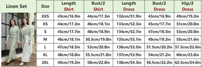 AS 2025 spring summer linen shirt + dress collection high quality print linen and knitting cardigan woman outfit