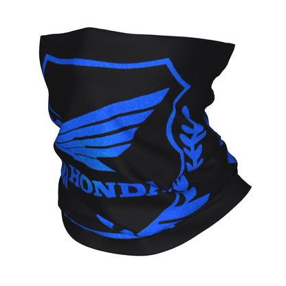 Custom H-Hondaes Motorcycle Rider Winter Headband Neck Warmer Women Men Ski Running Tube Scarf Moto Face Bandana Gaiter 18 Bandana