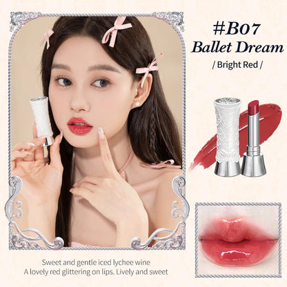 Flower Knows Swan Ballet Series Shine Lipstick B07 Ballet Dream CHINA
