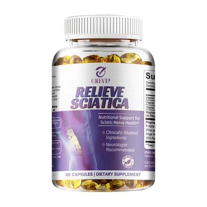 Sciatic Nerve Relief Capsules - Alpha Lipoic Acid Vitamin - Relieve Sciatica and Support Nervous System and Joint Health 30 Capsules