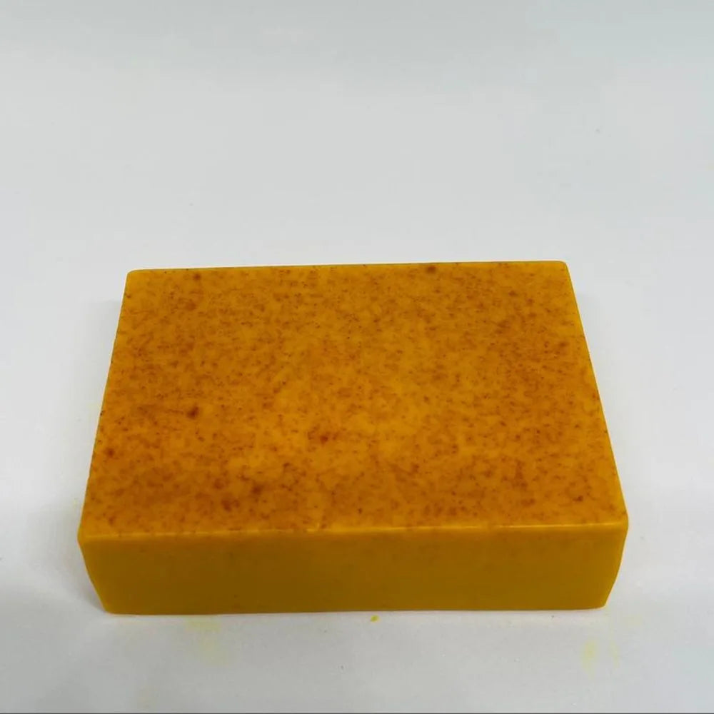 100g Turmeric Hand Made Soap, Lemon Kojic Acid Soap, Shower and Facial Soap Badiee Stylez