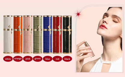 Louischanzl Perfume Atomizer Portable Liquid Cosmetics Containers Traveling 5ml Alcochol Perfume Refillable Bottles Empty Spray