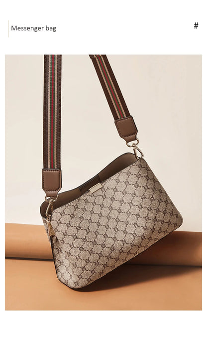 FOXER Monogram Women Shoulder Tote Bag 2025 Fashion Commuter Female Large Crossbody Purse for Mom