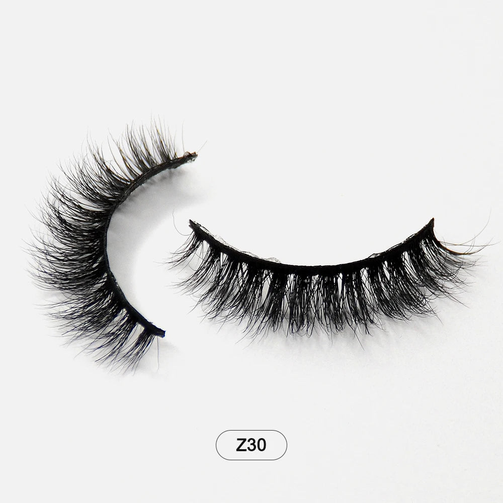 Dropshiping Makeup Mink Lashes Fluffy Soft Full Fake Eyelashes Natural False Eyelashes Wispy Lash Extension Z30 CHINA
