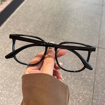 1Pc/3Pcs/4Pcs/6Pcs European and American Classic Popular Square Frame Glasses Set Men's and Women's Fashion Glasses Badiee Stylez