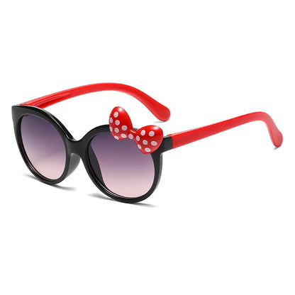 Disney Minnie Mouse Girls Sunglasses Figure Anime Kawaii UV Protection Summer Sunglasses Cute Funny Glasses Toys Birthday Gift