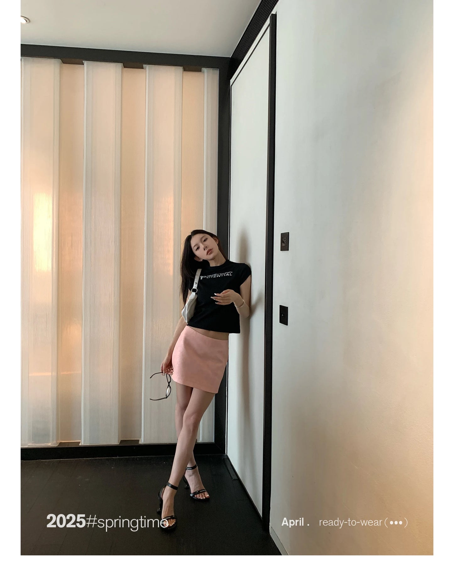 Lautaro Spring Summer Pink Soft Pu Leather Mini Skirt Women with Low Waist Short Luxury Chic A Line Clothes Korean Fashion 2025