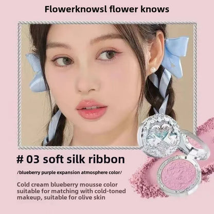 Flower Knows Makeup Sets Swan Ballet Series Gift Box Lipstick Blush Eyeshadow Palette Handheld Mirror Makeup Gift Box