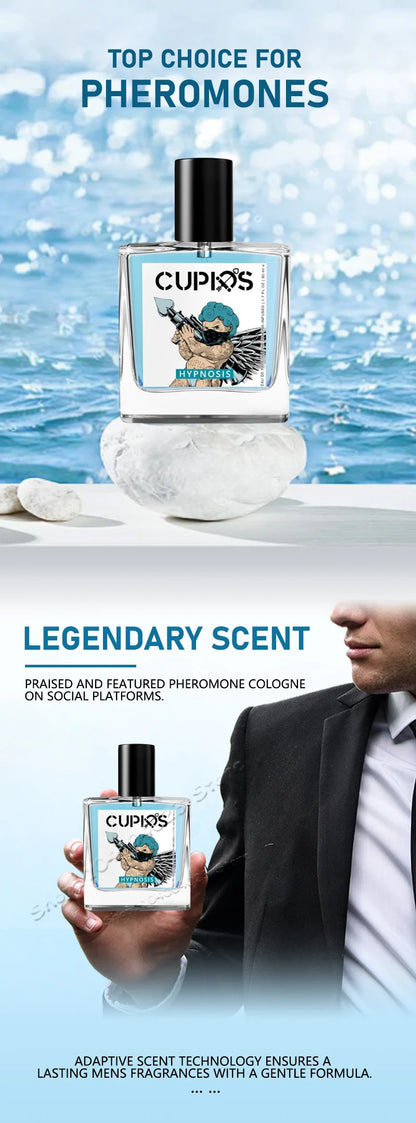 10ML/50ML Cupids Original Hypnosis Pheromone Perfume Infused Cologne For Men Pheromone Perfume For Men Fragrance Attract Women - Badiee Stylez