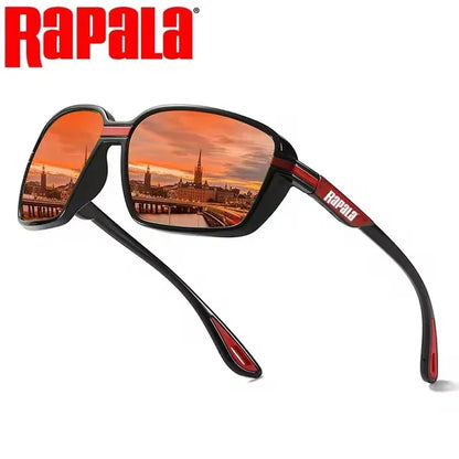 Rapala Fishing Glasses Outdoor Mountaineering Anti-ultraviolet Classic Polarized Sunglasses Riding Driving Sunglasses Red
