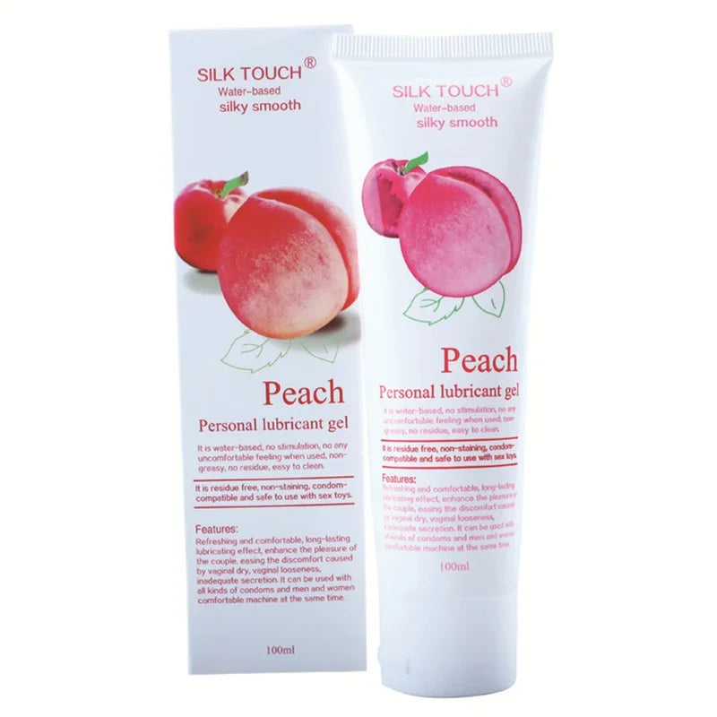 200ml Fruit Flavor Sex toy for women men Lubricant Sex Water-based Blueberry Strawberry Peach Sex Oil Vaginal Anal Gel Adults 18