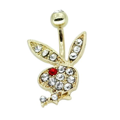 Belly Button Rings for Women Bunny Navel rings Gold color Rabbit Belly Rings Gem stone Belly Piercing Jewelry Body Jewelry 20