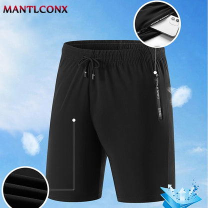 Quick-drying Shorts Men Board Short Pants Summer Breathable Sports Shorts Men Casual Elastic Running Gym Fitness Men's Shorts Badiee Stylez