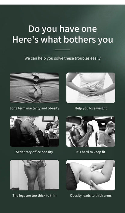 Abs Belt Abdominal Trainer EMS Muscle Stimulation Electric Exerciser Toning Belts For Leg Arm Workout Fitness Home Gym Equiment