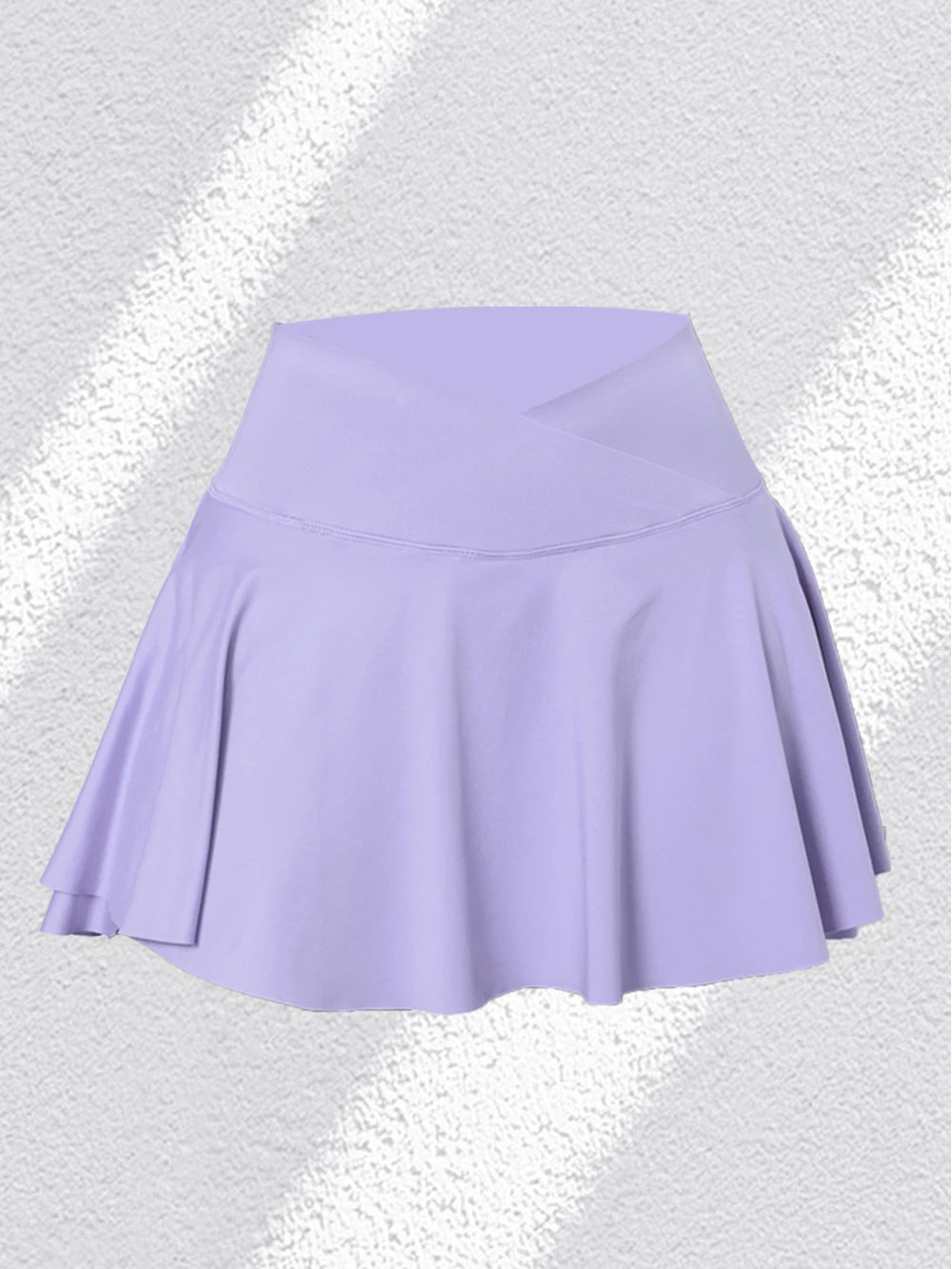 3Pack Dopamine Pockets Tennis Skirts for Women Fitness Skinny Pleated Skirt Outdoors Corset Pockets Shorts High V Waist Purple1PCS