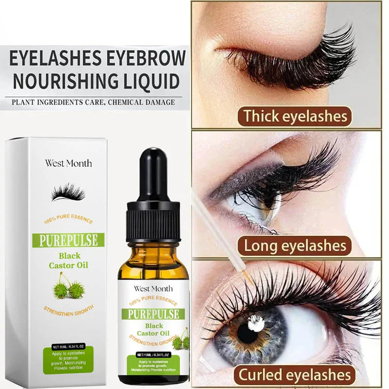 Eyelash Fast Grow Serum Lengthen Thicken Natural Curl Enlargement Eyelash Growth Natural Eyelashes Growth Serum in a week