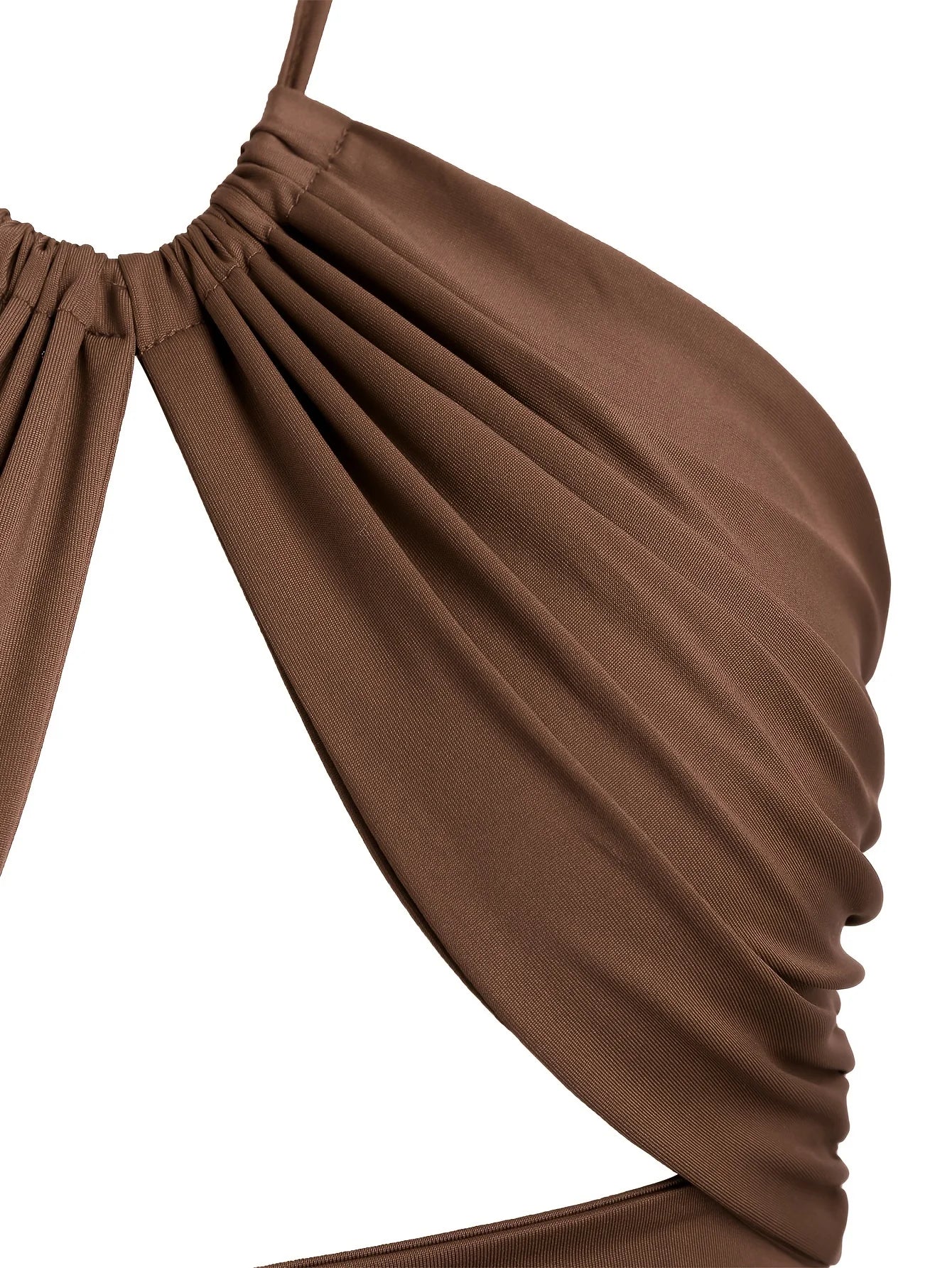 Europe and the United States solid color hanging neck small tube top hollowed out umbilical slim hot girl suspender vest