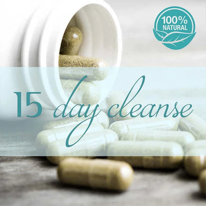 15 Day Cleanse and Detox - Helps with Digestion, Fat Burning & Metabolism, Immunity, Energy, Focus & Mood