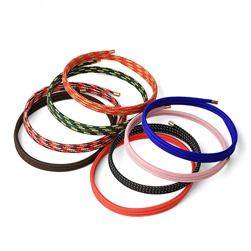 5pcs/Lot Multicolor Magnetic Rope 27cm 51cm 58cm Adjustable Magnet Milan Rope Bracelet  Necklace DIY Jewelry Making Accessories Badiee Stylez